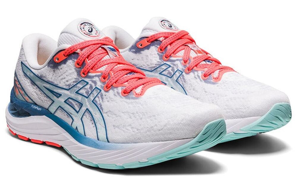 ASICS Gel Cumulus 23 Women's Running Shoes , White/Grey Floss 7.5 M